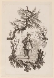 Figura bajo rama