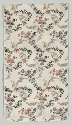 Longitud de seda brocada, 1723-1774
