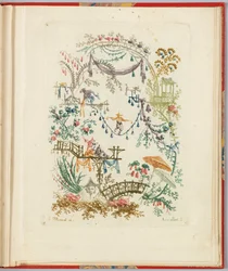 Diseño ornamental de "Nouvelle suite de cahiers chinois a l