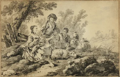 Escena pastoral