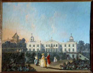 Vista de los jardines de Benfica en Lisboa