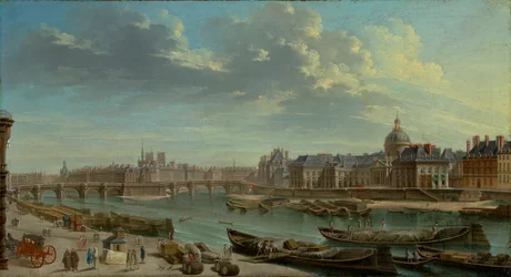 Vista de París con la Île de la Cité, 1763