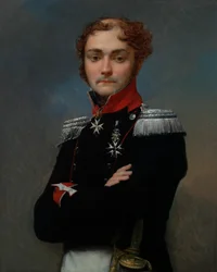 Retrato de Charles-Louis Regnault, oficial de las guerras napoleónicas