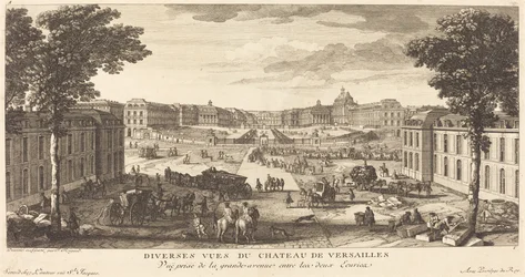 Vista Tomada de la Gran Avenida entre las dos Caballerizas