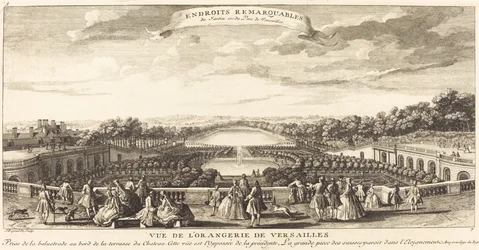 Vista de la Orangerie de Versalles