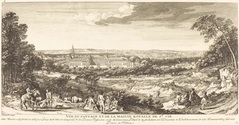 Vista del paisaje de la Casa Real de Saint Cir