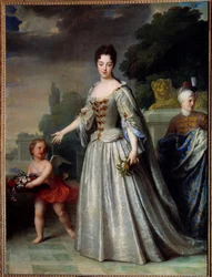 Retrato de Marie Adelaide de Savoie, duquesa de Borgoña delfina de Francia