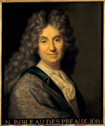 Retrato de Nicolas Boileau Despreaux (Boileau-Despreaux) (1636-1711)