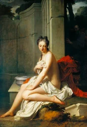 Susana bañándose, de Jean-Baptiste Santerre (1651-1717), óleo sobre lienzo, 200x145 cm