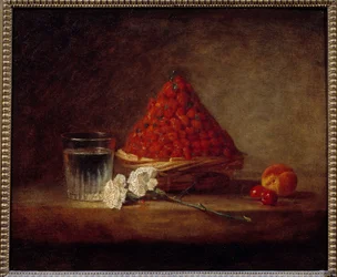 Cesta de fresas silvestres