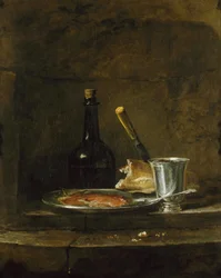 Preparando el Desayuno, o El Cáliz de Plata