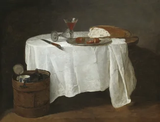 El mantel blanco