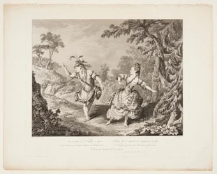 Escena de la ópera "Sylvie"