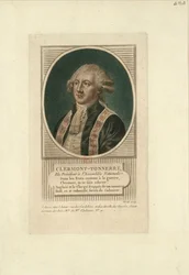 Retrato de Stanislas Marie Adélaïde, Conde de Clermont-Tonnerre 1757-1792, c. 1789