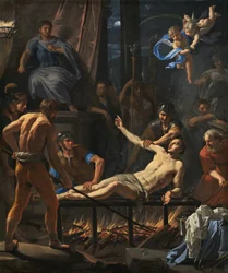 El martirio de San Lorenzo, c. 1660