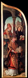 La Anunciación, tríptico, panel lateral, 1517