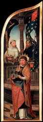 La Anunciación, Tríptico, panel lateral, 1517