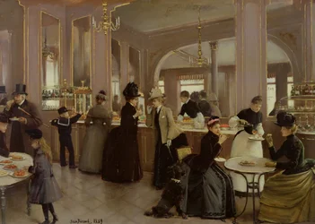 La pastelería Gloppe, Campos Elíseos, 1889