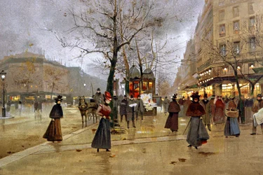 París, los grandes bulevares, c.1890 (pintura)