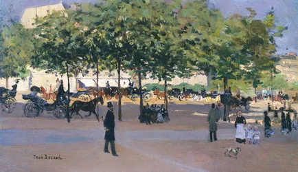 Paseo en una Tarde de Domingo, París