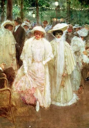 Los Jardines de París, o Las Bellezas de la Noche, 1905 (detalle)