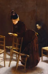 Mujer rezando