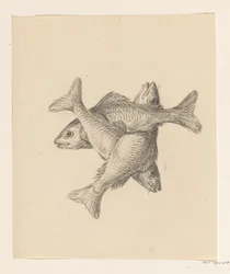 Tres peces dispuestos transversalmente