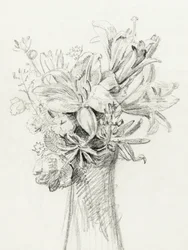 Flores en un jarrón