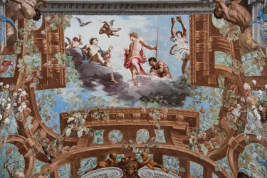 Baco y Venus y putti
