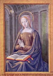 Añadir 25254 La Virgen recibiendo la Anunciación, de las 