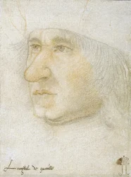 Retrato de Louis Malet de Graville (1438-1516), Almirante de Francia