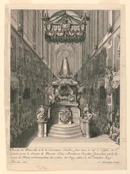 Catafalco de Louis Boucherat, segundo estado, St. Gervais, París
