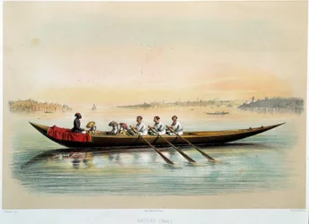 Imperio Otomano: un barco en Constantinopla