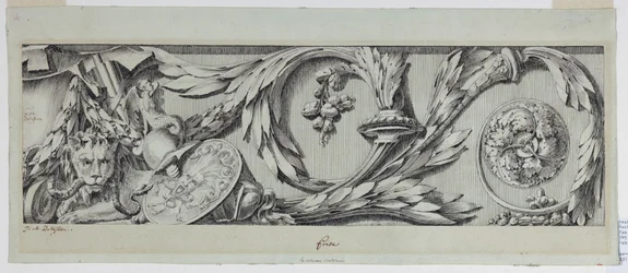 Dibujo, Friso con Rinceau, 1775-80