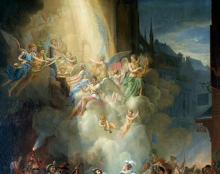 La conversión de Henri de Joyeuse, (detalle)