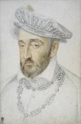 Retrato del rey Enrique II de Francia por Clouet, Jean (c. 1485-1541).