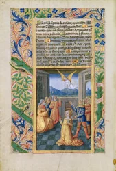 Judith rezando, del Libro de Horas de Luis de Orleans, 1490
