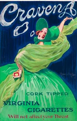 Craven A - Cartel inglés, c. 1926