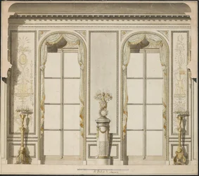 Proyecto arquitectónico para la Gran Galería del Hotel de Madame de Mazarin en París