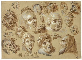 Bocetos de cabezas