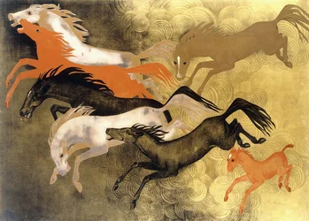 Caballos danzantes, c.1950