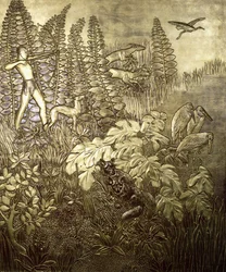La caza, c. 1934