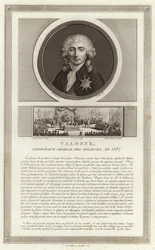 Retrato de Charles Alexandre, vizconde de Calonne