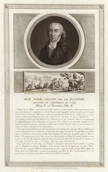 Retrato de Jean-Marie Roland, vizconde de la Platiere