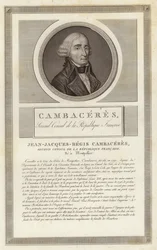 Retrato de Jean Jacques Regis de Cambaceres
