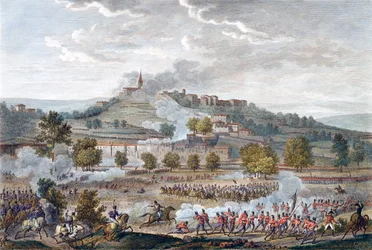 La batalla de Montebello y Casteggio, Italia, 20 Prairial, Año 8 9 de junio de 1800