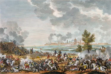 La Batalla de San Giorgio di Mantova, Italia, 29 Fructidor, Año 4, Septiembre 1796