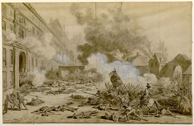 La captura del Palacio de las Tullerías, c. 1793