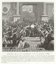 El asesinato de Jacques de Flesselles, Revolución Francesa, 14 de julio de 1789