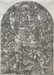 El Apocalipsis: San Juan llamado al cielo, 1555